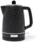 Haden Starbeck Black Kettle - 3000W Fast Boil - Lightweight and Easy To Use Electric Kettle with Cordless Base - Ergonomic Handle - Anti-Limescale Filter