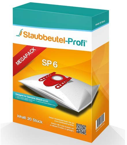 Staubsaugerbeutel Hepafilter geeignet für Bosch Serie 8,BGL8XPER,BGL8XALL,BGL8XHYG Staubsauger (20 Staubbeutel)