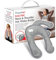 POWATRON Rechargeable Electric Neck & Shoulder Hot Water Bottle with Soft Plush Burst Proof Cover Comforting Hot Water Bottle for Soothing Aches & Pain Built-in Auto Thermostat Fast Charging - Grey