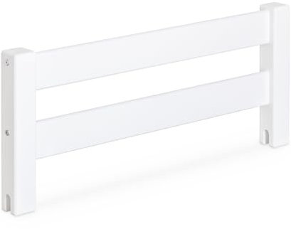 Ehrenkind® Rausfallschutz aus hochwertigem Buchenholz für Etagenbett | auch als Schublade nutzbar | weiß lackiert