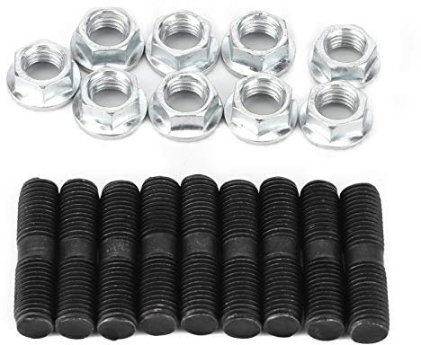 M10x1.25 Turbo Goujons Écrous Kit Fit pour Voiture Véhicule Accessoire