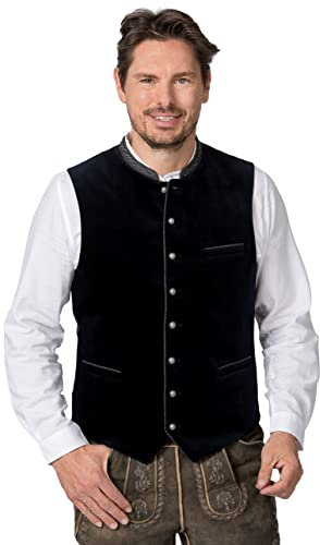 Stockerpoint Lorenzo Herren Trachtenweste, nachtblau, 46
