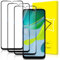GiiYoon Lot de 3, Verre Trempé pour Motorola Moto E13 [Couverture Complète] [Vitre Protecteur 9H Dureté] [Sans Bulles] [Anti-rayures] Film Protection écran Compatible avec Motorola Moto E13