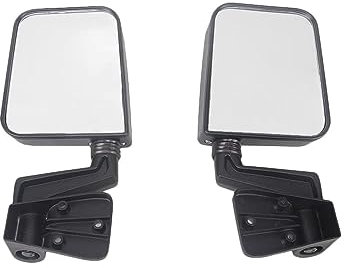 TIUEO Seitenspiegelglas Heizbar Ersatz für Je-ep Wrangler TJ 1996-2006 Außenspiegel Verschleißteile Karosserie Anbauteile Rückspiegel Glas Ersatzteile