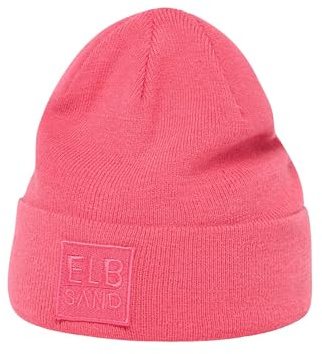 Elbsand Damen Beanie ESBea Strickmütze mit Logopatch