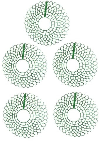 Supports Pour Fraises Lot De 5 Pièces Support Rond Pour Fraises Colliers Pour Fraises Pour Le Jardinage