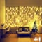 Bigzom Lichterketten Vorhang 2x1m 100LEDs, lichterkette innen USB lichtervorhang innen mit 10 Haken IP65 für Schlafzimmer Party