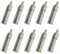 10-Stück Schranktür Dämpfer,softclose Nachrüsten,Schranktüren für Drucköffner Schubladen,Türdämpfer Schrank Vielseitige Drucktüröffner Knallende,Nachrüstung öbelzubehör Soft-Close-Schubladenführung