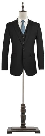 LENDISIY Schneiderpuppe Männliche, Schaufensterpuppe Herrenbüste Schneiderbüste, Kleiderpuppe Büste Torso mit Ständer, Vielseitige Nähpuppe zur Präsentation und Gestaltung