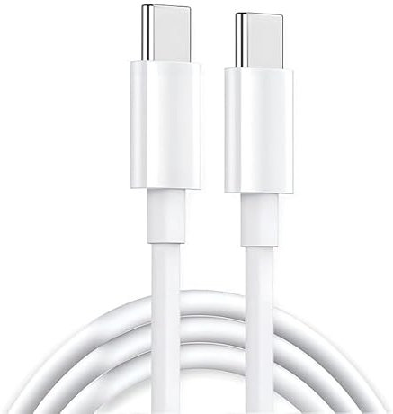 Fast charging cable for Samsung Galaxy A30 QC Ultra Warp Super Smartphones, Tablets & other Type C devices, 480Mbps type c wire Data Sync, Quick Charge 3A (C-WHITE)