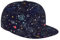 Star Constellation Map Print - Cappello unisex con visiera piatta, regolabile, stile hip hop, rock trucker, berretto da baseball nero, nero, taglia unica