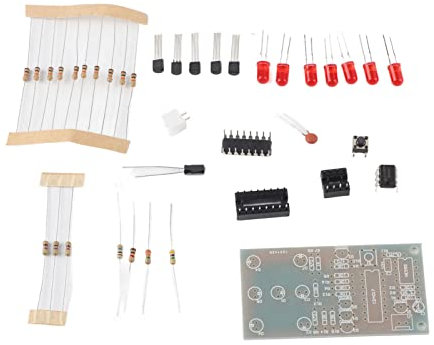 ELEKTRONISCHER WÜRFEL BAUSATZ MIT LED-WÜRFEL FÜR Spass ELEKTRONIKPRODUKTION Set BLAU GRÜN