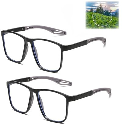 CesmiPSteh Brille Die Sich Automatisch Der Sehstärke Anpasst, Intelligente Zoom Brille Automatischer Fokussierung,Autofokus Brillen mit Selbsteinstellung,Adaptive Blaulichtschutz Fokus Brillen (W338)
