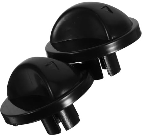 MAGICLULU 2 Piezas Interruptor de Perilla para Ventilador Eléctrico Temporizador, Accesorio de Repuesto Negro de Abs para Control Fiable Hogar