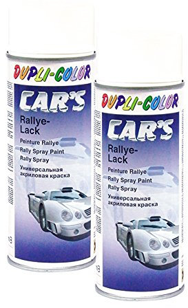 DUPLI_bundle 2X Dupli-Color Cars Rallye Spray Weiss weiß gl. 400ml 385896