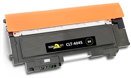YELLOW YETI CLT-K404S (1500 Seiten) Schwarz Premium Toner kompatibel für Samsung Xpress SL-C430 C430W SL-C480 C480FN C480FW C480W