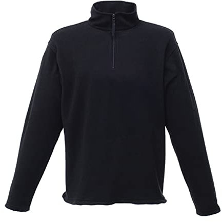 Regatta Professional Mens Micro Zip Neck Fleece Black