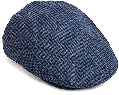 Hackett Mens Brighton Flatcap Cap, 551BLUE, L
