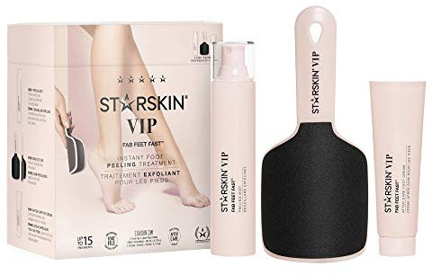 STARSKIN Fab Feet Fast, Instant Foot Peeling Spray, Foot File & Foot Cream for Soft & Smooth Skin, Premium Callus Remover for Rough Cracked & Dry Feet