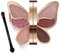 Erinde Butterfly Eyeshadow Palette Makeup, Matte Shimmer Metallic Eye Makeup Palette, Palette di ombretti impermeabili a lunga durata altamente pigmentata, dall'aspetto naturale, sfumabile