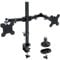 Redbat Dual Monitor Stand for 13-27 inch, Adjustable Arm Desk Mount, VESA 75x75/100x100 Screens, Full Motion Tilt 90° Swivel 180° Rotate 360°, Height Adjustable, Easy Install