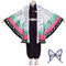 Formemory Kochou Shinobu Cosplay Kostüm Halloween Shinobu Cosplay Kimono Outfit No Yaiba Anime kostüm Damen Herren Mädchen Und Mantel (Kochou Shinobu, L)