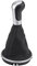 5 Gang Schaltknauf Schaltknauf Gamasche Kofferraumabdeckung PU Leder + Kunststoff für MK2 Roomster 5J0711113F (Schwarz)