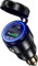 Kewig Aluminium DIN Hella Powerlet Stecker Ladegerät 30W Motorrad Dual Schnellladegerät 3.0 USB Ladegerät Power Adapter mit LED Display Kompatibel mit ATV Street Bike Rennrad Off-Road…
