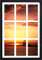 eletecpro 35,6 x 50,8 cm schwarzer Collage-Bilderrahmen mit 1 Passepartout, 9 Fotos à 10 x 15 cm oder 1 Stück 35,6 x 50,8 cm großes Bild ohne Passepartout, Bilderrahmen Collage, Wanddekoration,