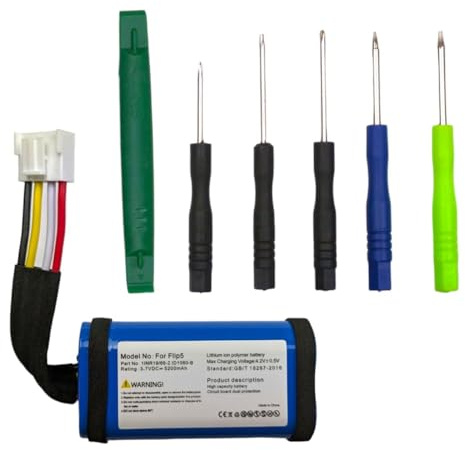 Akku kompatibel mit JBL 088796 - Li-Ion 5200mAh - für Flip 5, 088772, 088789