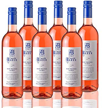 6 Flaschen Roséwein Allée Bleue Rose Prestige Salmon: Der Roséwein zum Lachs trockener Shiraz passend zu allen Fischgerichten