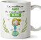 Mugffins Tasses Personnalisables pour AMIE/COPINE - En Français - Cadeau Personalisé- Tu Meilleur du Monde - 11 oz / 330 ml