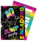 Limonia 12 Einladungskarten zum 10. Geburtstag Motto Jump-Party Trampolin neon Feier Fest Einladung Set Geburtstag Mädchen Kinder Jungs Jungen Boys Teenies