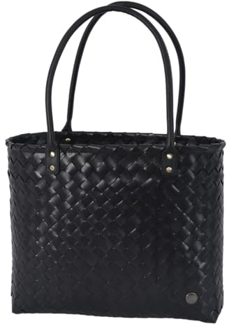 [Dl] Grace Shopper Fat Strap Black Size S with PU Handles and Detachable Clutch