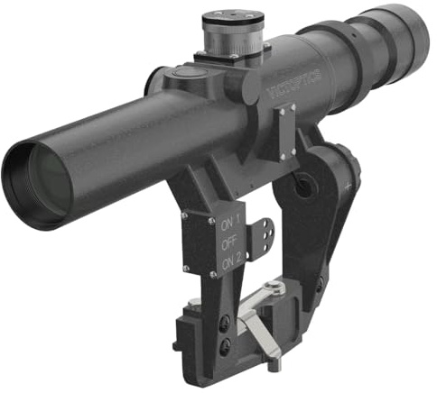 Victoptics OPFF-03 SVD/AK 47 3-9x24 FFP Zielfernrohr für Sport, Airsoft und Jagd, Ziel-Visier, Gewehrzielfernrohr, Rifle Scope