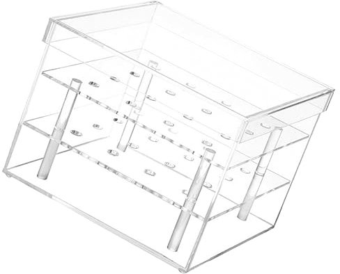 AOKWAWALIY Box Clear Flower Holder Clear Container Flower Stand for Wedding Roses Fresh Flowers Clear Preserved Flower Container Eternal Flower Case Flower Pot Men Acrylic Storage Flowerpot