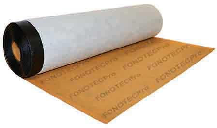 FONOTECPro 520010 - Schallschutzbahn Trittschalldämmmatte im Rollenformat unter Estrich