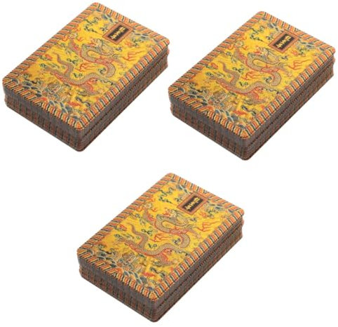 TOYANDONA 3packungen Goldene Pokerkarten wasserdichte Standard Spielkarten Für Poker Canasta Familienabende Hochwertige Drucktechnik Für Partys Und Sammlungen