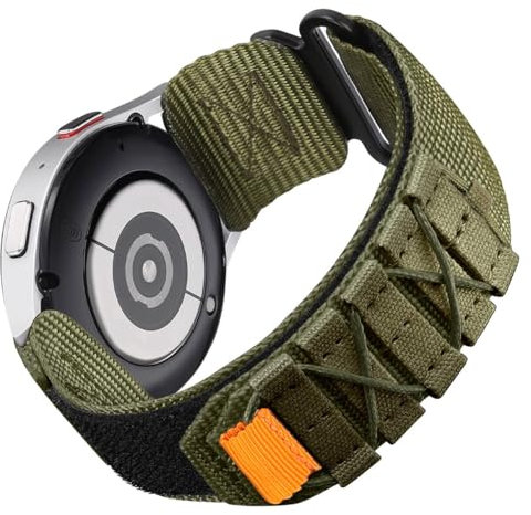 Nixiamy uhrenarmband 20mm 22mm Militärisches nylon Geflochten Ersatz Band mit Schnellverschluss Geeignet Robustes Ersatzband für Männer Großes Handgelenk