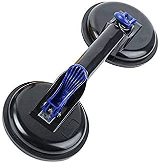 Ventosa al vacío, placa de vacío resistente con mango para azulejos de vidrio, herramienta manual de elevación en movimiento, práctica ventosa al vacío, placa de succión para manual