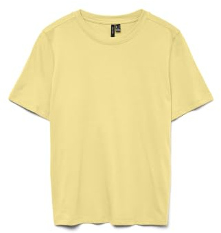 VERO MODA Basic Damen T-Shirt Top Rundhals Kurzarm Normal geschnitten