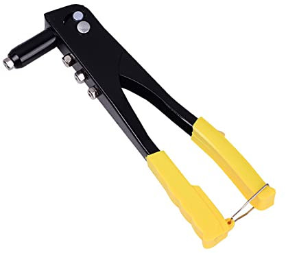 9 5-Zoll Heavy Duty Handnieter Nietpistolen Manuelles Leichtes Blindnietmuttern Werkzeug Handwerkzeug Dachrinnen Reparaturwerkzeug