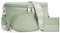 MUIIKOLA Kleine Damen Umhängetaschen, Bauchtasche Damen Crossbody Bag Damen Veganes Leder Crossbody Bag Damen,RFID Blockierung Kartenschlitz Brusttasche mit Verstellbar Abnehmbar Breiter Gurt