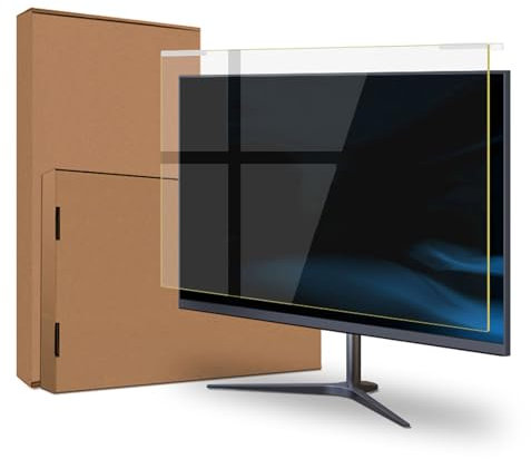 Schermo della privacy del computer portatile, filt Proteggi schermo anti-blu rimovibile da 17-32 pollici, Proteggi schermo con blocco della luce blu, Installazione a sospensione, Protezione for gli oc