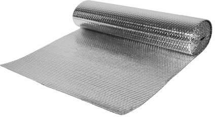 Homoyoyo Effiziente Wärme Blockierende Aluminiumfolie Isolierung Luftpolsterfolie Rolle Für Heizkörper Heavy Duty Fenster Isolierung