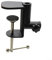 Metallsockel Tisch I-Clip, freitragende Halterung Basis Desktop feste Halterung Clip, verstellbare Mikrofon Tischlampe Halterung Klemme (schwarz)