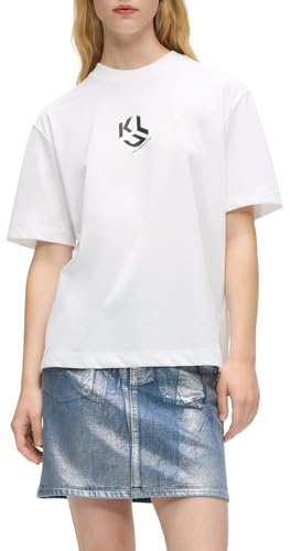 Karl Lagerfeld Jeans Damen Regular Monogram T-Shirt