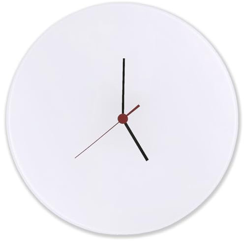 speecheese Stuttgart Pokalsieger 2025 Wanduhr aus Glas Stuttgart-Uhr für Fußballfans als Dekouhr oder Wohnzimmeruhr