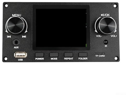 YobiLife Stereo-Audio-Decoder-Board, High-Fidelity-24-Bit-Hardware, Dual-K-Ausgang mit >=104 dB SNR, Unterstützung für SBC- und AAC-Codecs (schwarz)