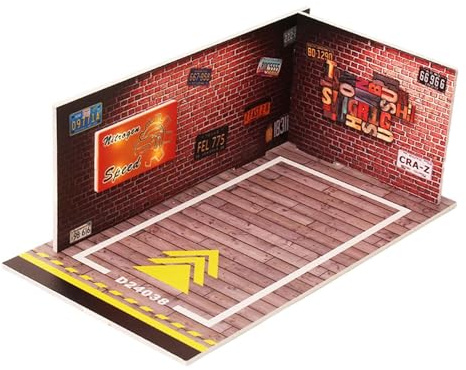 rongweiwang 1/24 Modellauto Ausstellungsständer aus PVC für Sammler von Miniaturautos. Ideal als Geschenkidee für Sammler von 1/24 Modellautos auf einem Parkplatz.
